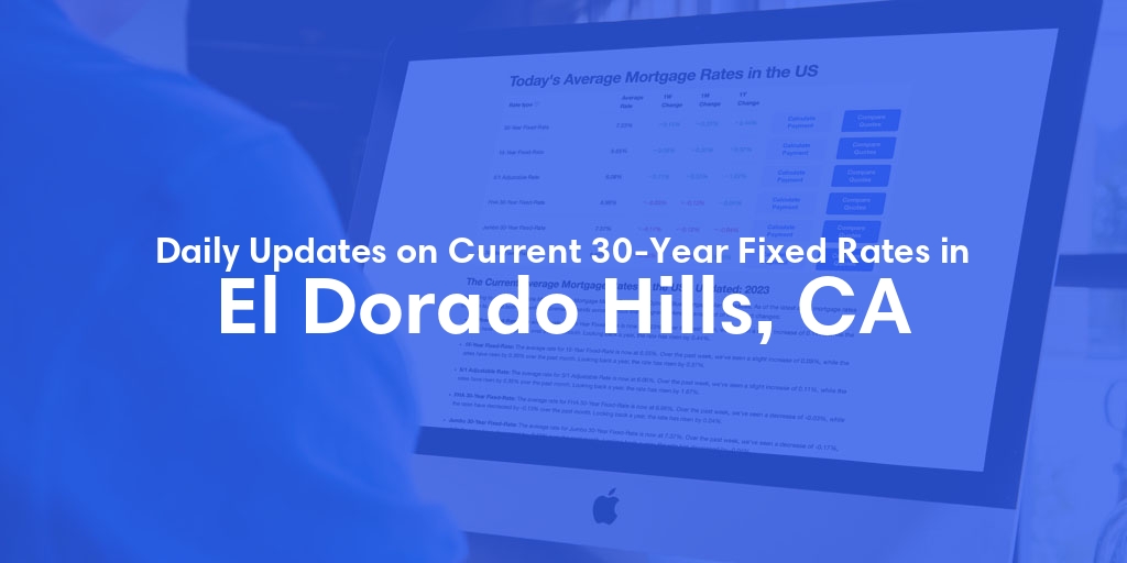 The Current Average 30-Year Fixed Mortgage Rates in El Dorado Hills, CA - Updated: Thu, May 16, 2024