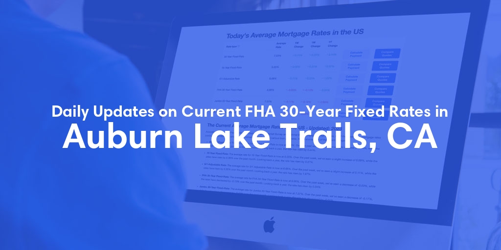 The Current Average FHA 30-Year Fixed Mortgage Rates in Auburn Lake Trails, CA - Updated: Thu, May 16, 2024