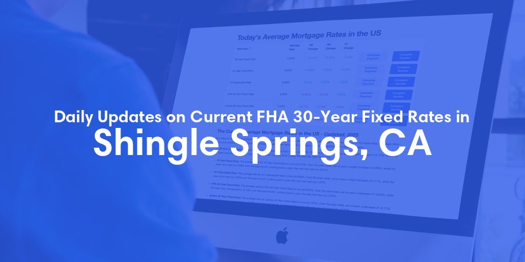 The Current Average FHA 30-Year Fixed Mortgage Rates in Shingle Springs, CA - Updated: Sun, May 19, 2024