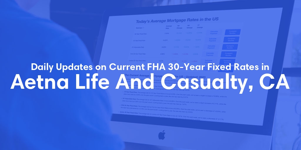 The Current Average FHA 30-Year Fixed Mortgage Rates in Aetna Life And Casualty, CA - Updated: Thu, May 9, 2024