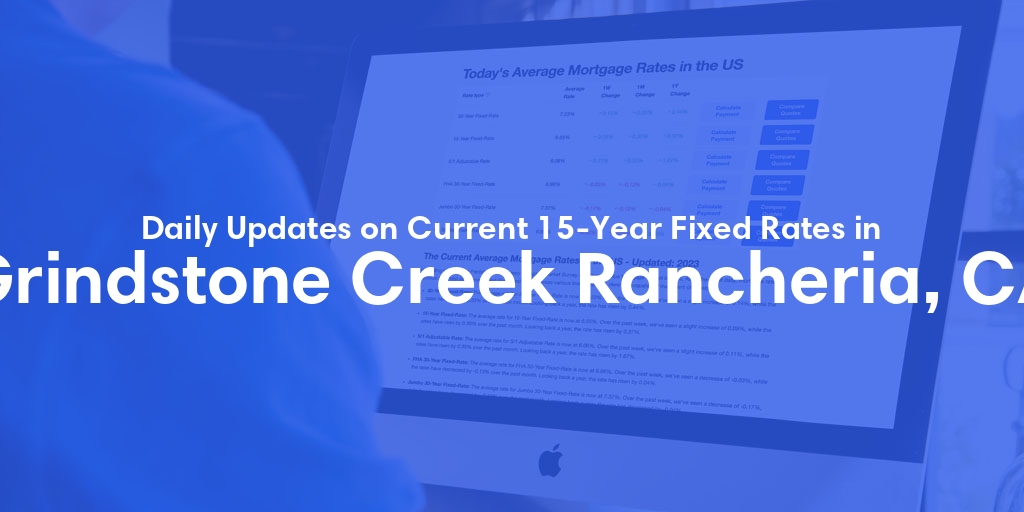 The Current Average 15-Year Fixed Mortgage Rates in Grindstone Creek Rancheria, CA - Updated: Sun, May 19, 2024