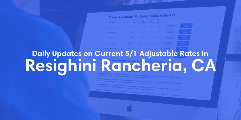 The Current Average 5/1 Adjustable Mortgage Rates in Resighini Rancheria, CA - Updated: Thu, May 16, 2024