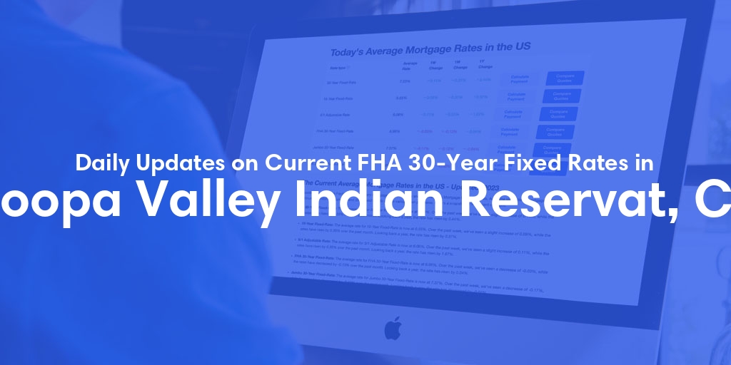 The Current Average FHA 30-Year Fixed Mortgage Rates in Hoopa Valley Indian Reservat, CA - Updated: Wed, May 15, 2024
