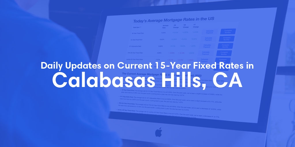 The Current Average 15-Year Fixed Mortgage Rates in Calabasas Hills, CA - Updated: Fri, May 17, 2024
