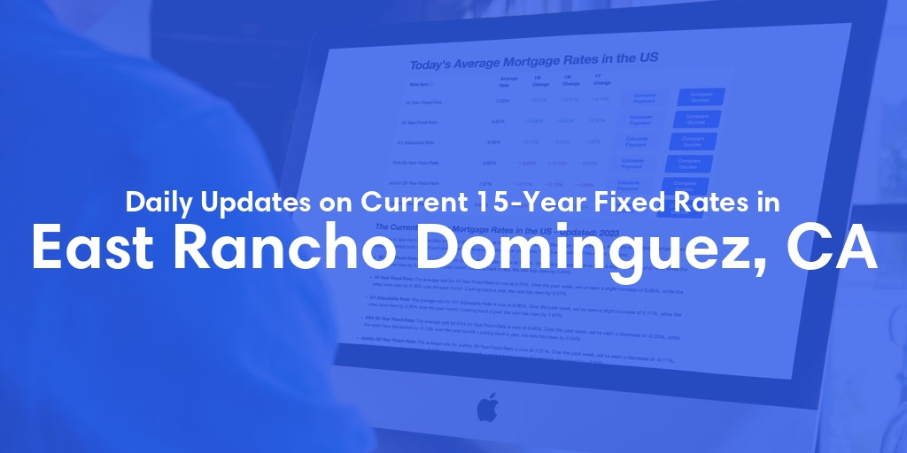 The Current Average 15-Year Fixed Mortgage Rates in East Rancho Dominguez, CA - Updated: Thu, May 9, 2024