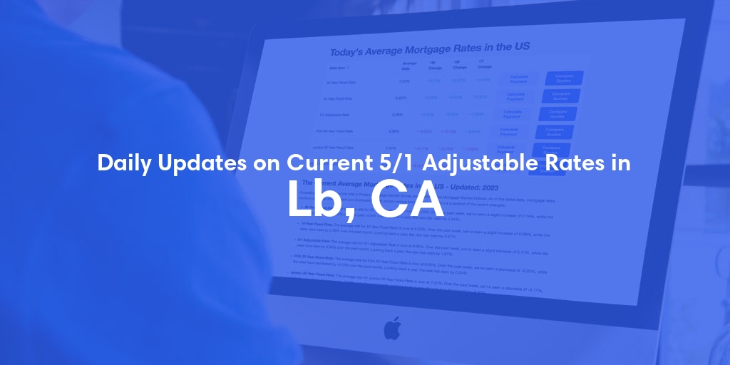 The Current Average 5/1 Adjustable Mortgage Rates in Lb, CA - Updated: Thu, May 9, 2024