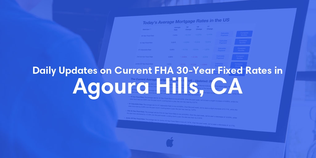 The Current Average FHA 30-Year Fixed Mortgage Rates in Agoura Hills, CA - Updated: Thu, May 9, 2024