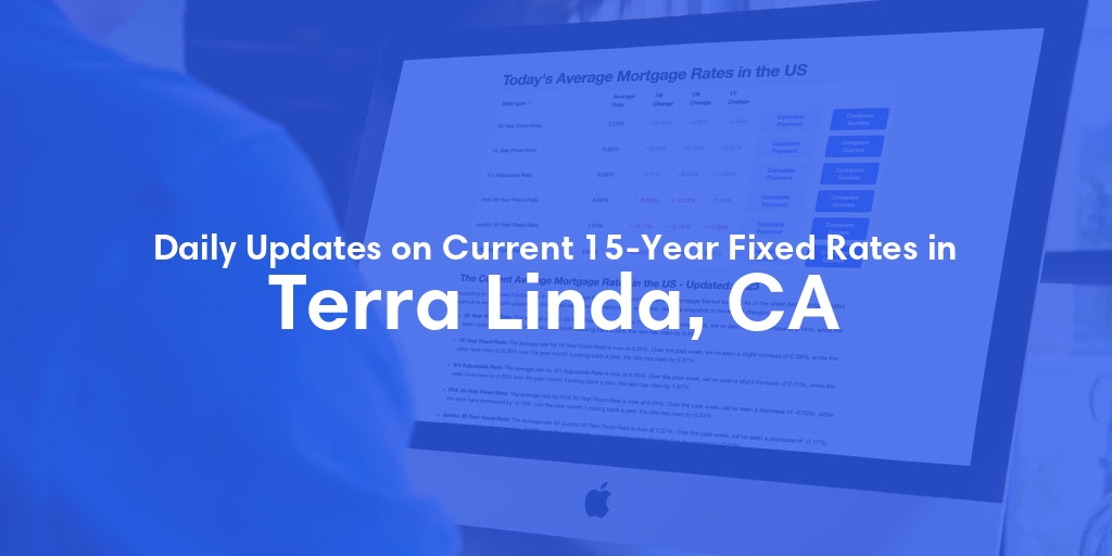The Current Average 15-Year Fixed Mortgage Rates in Terra Linda, CA - Updated: Fri, May 24, 2024
