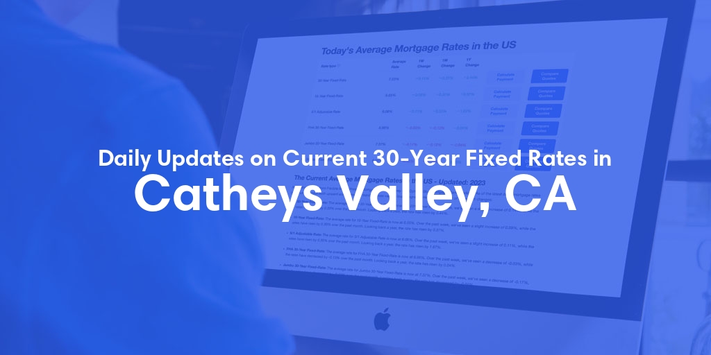 The Current Average 30-Year Fixed Mortgage Rates in Catheys Valley, CA - Updated: Thu, May 23, 2024