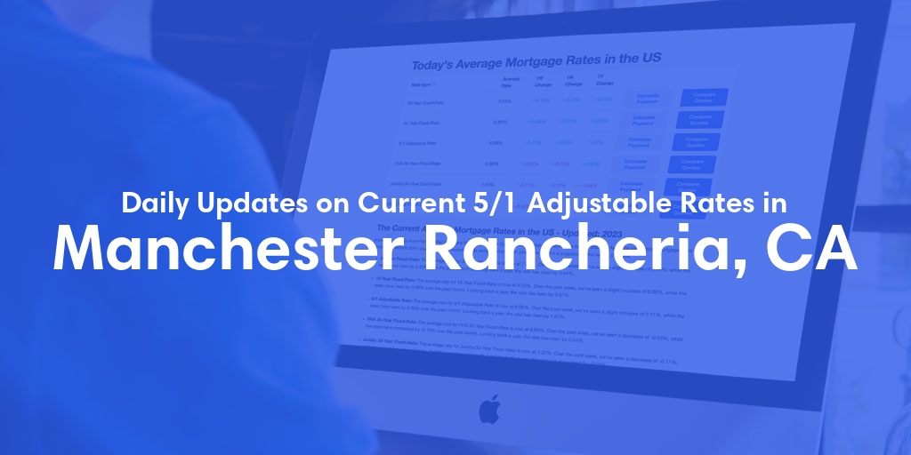 The Current Average 5/1 Adjustable Mortgage Rates in Manchester Rancheria, CA - Updated: Fri, May 17, 2024