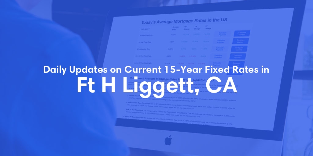 The Current Average 15-Year Fixed Mortgage Rates in Ft H Liggett, CA - Updated: Fri, May 17, 2024
