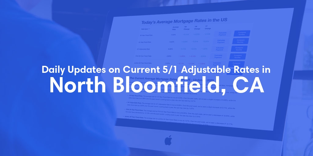 The Current Average 5/1 Adjustable Mortgage Rates in North Bloomfield, CA - Updated: Sun, May 19, 2024