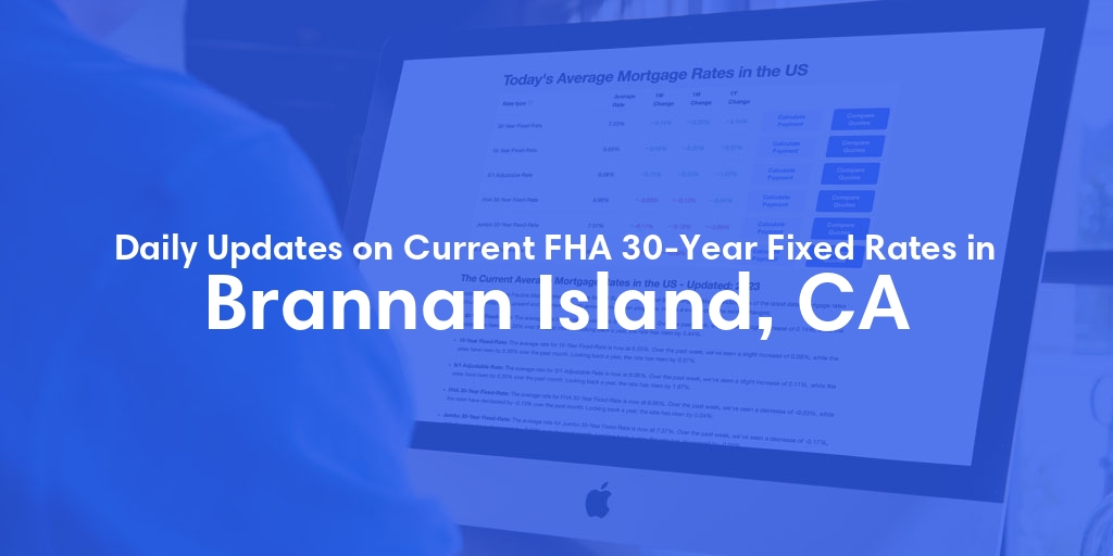 The Current Average FHA 30-Year Fixed Mortgage Rates in Brannan Island, CA - Updated: Sun, May 19, 2024