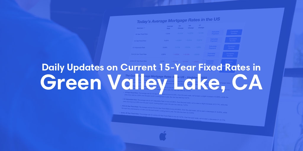 The Current Average 15-Year Fixed Mortgage Rates in Green Valley Lake, CA - Updated: Sun, May 19, 2024