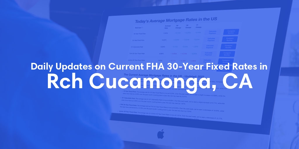 The Current Average FHA 30-Year Fixed Mortgage Rates in Rch Cucamonga, CA - Updated: Sun, May 19, 2024