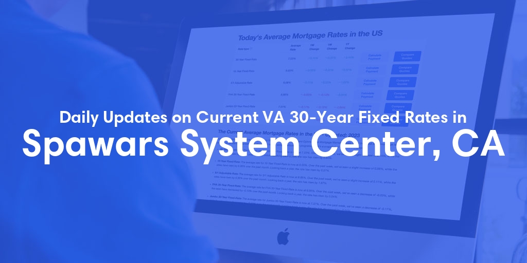 The Current Average VA 30-Year Fixed Mortgage Rates in Spawars System Center, CA - Updated: Mon, Apr 29, 2024