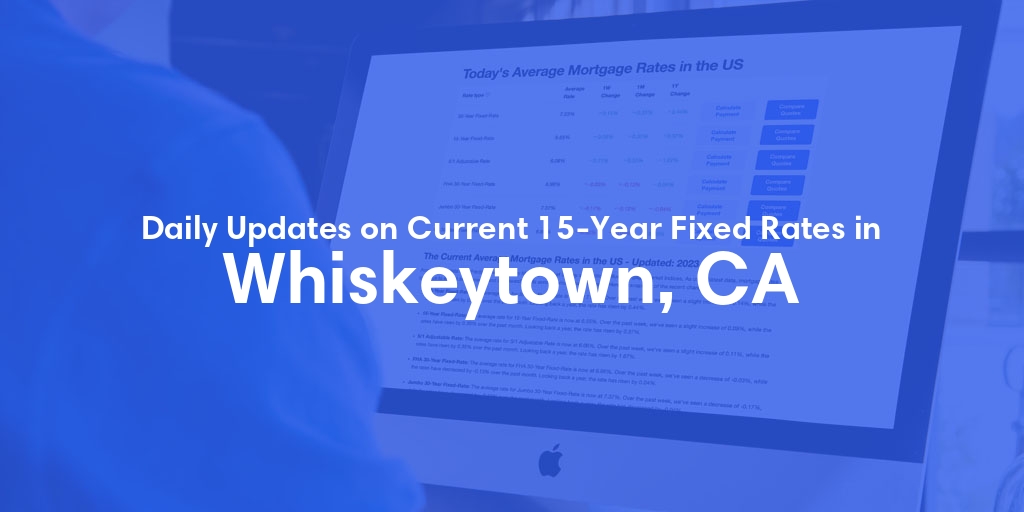 The Current Average 15-Year Fixed Mortgage Rates in Whiskeytown, CA - Updated: Tue, May 21, 2024