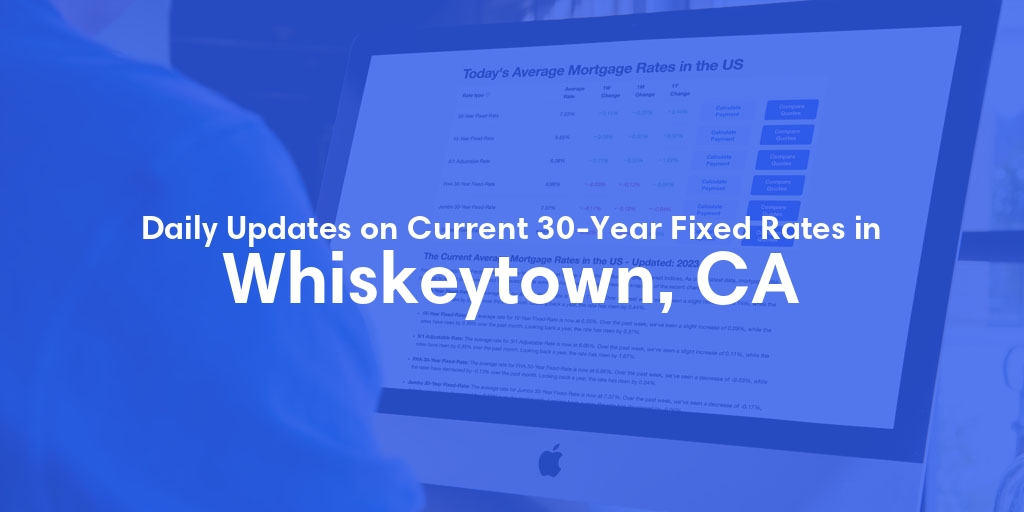 The Current Average 30-Year Fixed Mortgage Rates in Whiskeytown, CA - Updated: Tue, May 21, 2024