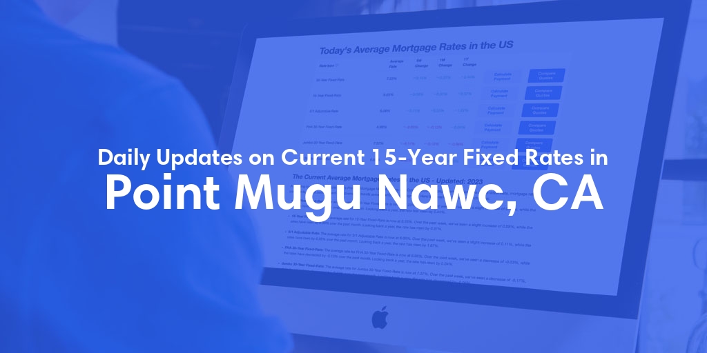 The Current Average 15-Year Fixed Mortgage Rates in Point Mugu Nawc, CA - Updated: Sun, May 12, 2024