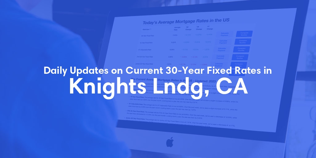 The Current Average 30-Year Fixed Mortgage Rates in Knights Lndg, CA - Updated: Tue, May 14, 2024