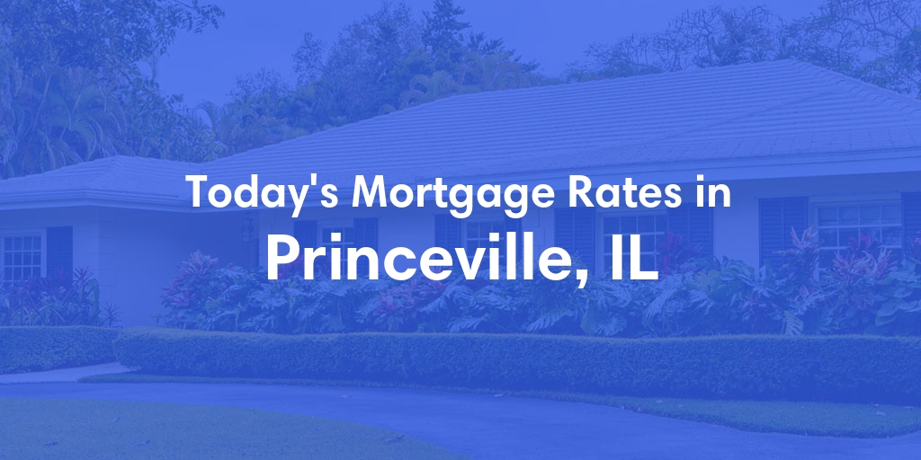 The Current Average Mortgage Rates in Princeville, IL - Updated: Mon, May 6, 2024