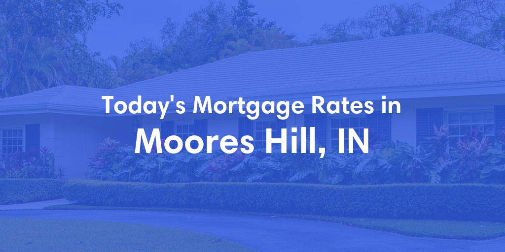 The Current Average Refinance Rates in Moores Hill, IN - Updated: Mon, May 20, 2024