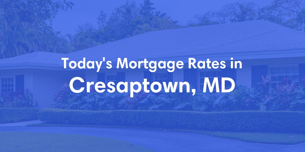 The Current Average Mortgage Rates in Cresaptown, MD - Updated: Sat, May 4, 2024