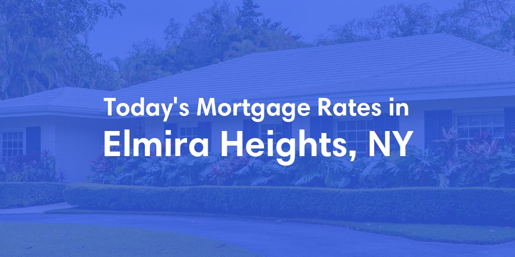 The Current Average Refinance Rates in Elmira Heights, NY - Updated: Thu, May 23, 2024