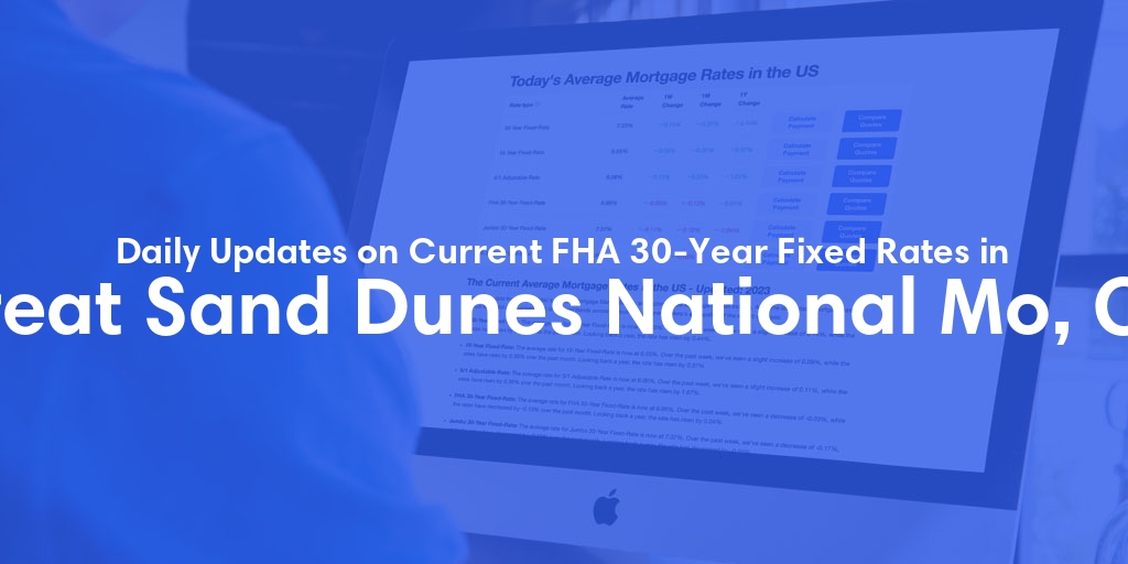 The Current Average FHA 30-Year Fixed Mortgage Rates in Great Sand Dunes National Mo, CO - Updated: Fri, May 17, 2024