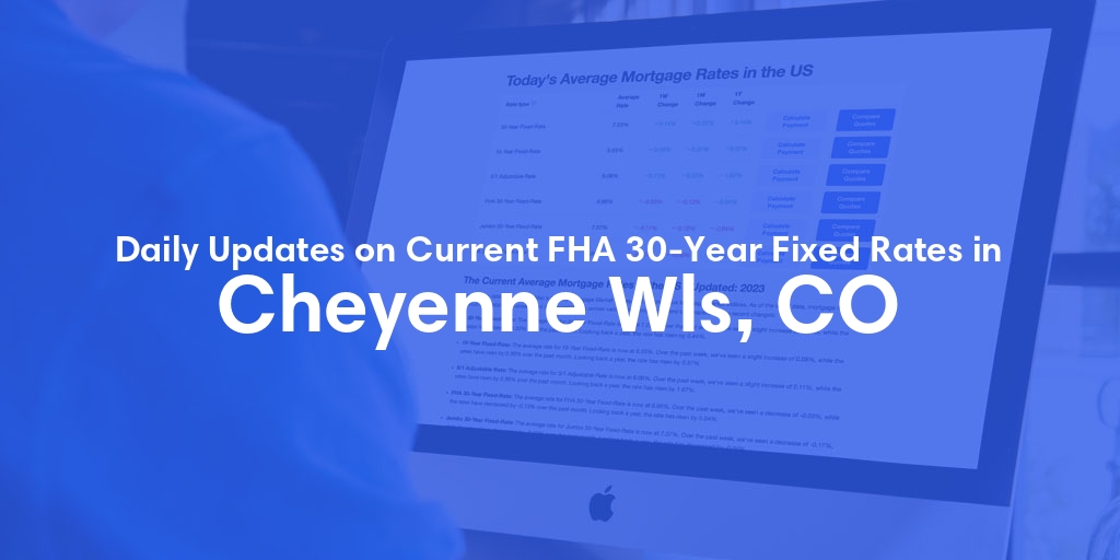 The Current Average FHA 30-Year Fixed Mortgage Rates in Cheyenne Wls, CO - Updated: Wed, May 15, 2024