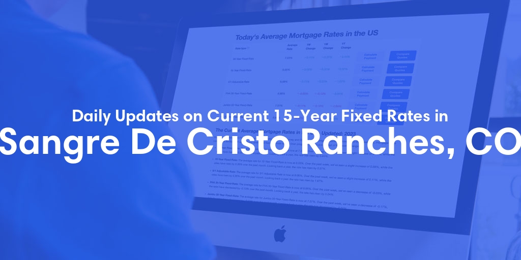 The Current Average 15-Year Fixed Mortgage Rates in Sangre De Cristo Ranches, CO - Updated: Wed, May 15, 2024