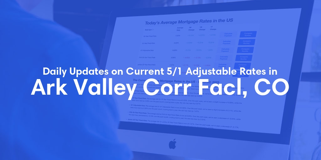 The Current Average 5/1 Adjustable Mortgage Rates in Ark Valley Corr Facl, CO - Updated: Sat, May 18, 2024