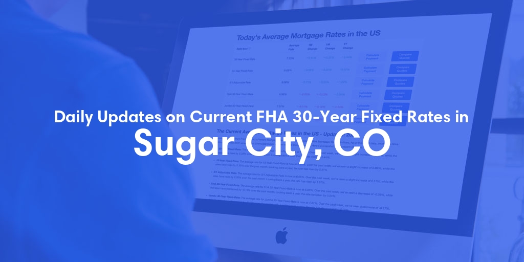 The Current Average FHA 30-Year Fixed Mortgage Rates in Sugar City, CO - Updated: Sat, May 18, 2024