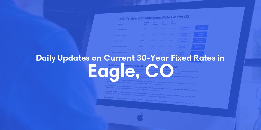 The Current Average 30-Year Fixed Mortgage Rates in Eagle, CO - Updated: Sun, May 12, 2024