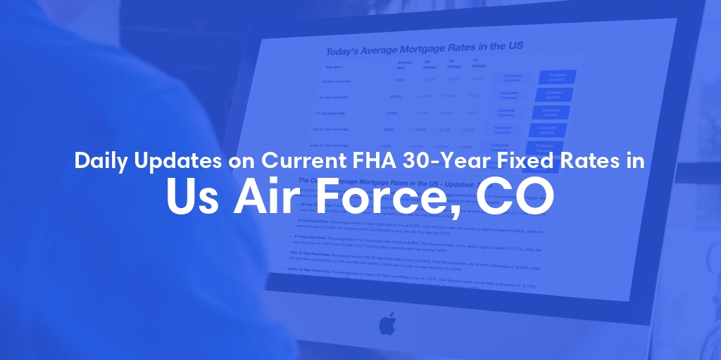 The Current Average FHA 30-Year Fixed Mortgage Rates in Us Air Force, CO - Updated: Fri, May 17, 2024