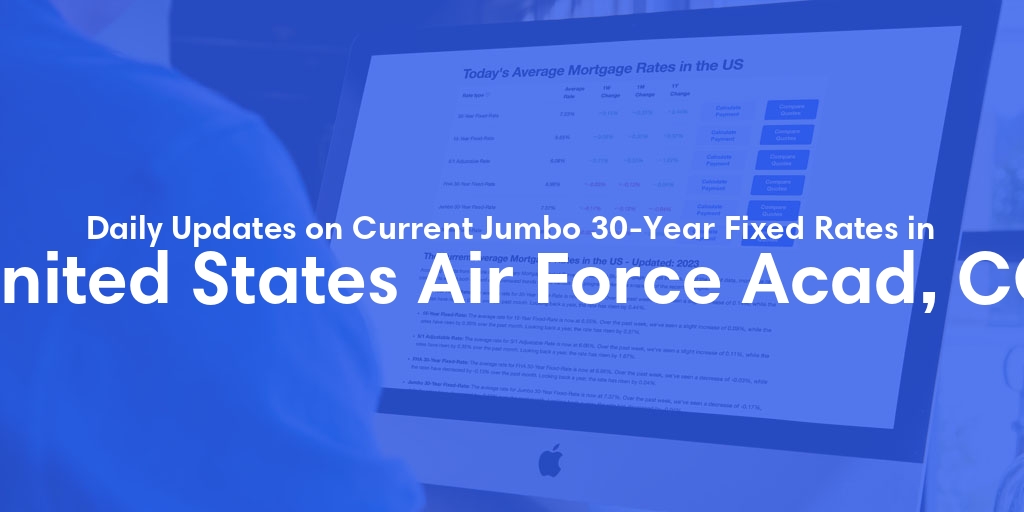 The Current Average Jumbo 30-Year Fixed Mortgage Rates in United States Air Force Acad, CO - Updated: Tue, May 21, 2024