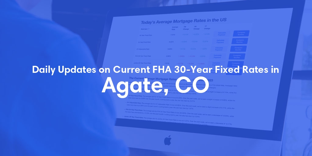 The Current Average FHA 30-Year Fixed Mortgage Rates in Agate, CO - Updated: Sun, May 19, 2024