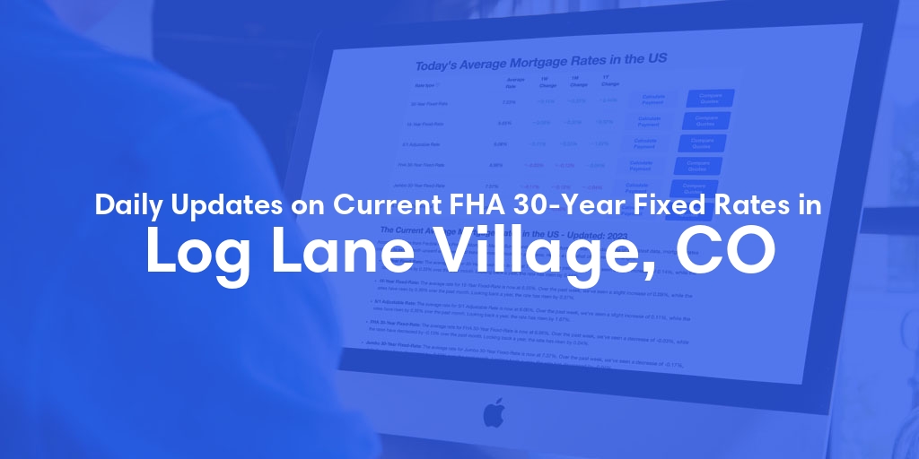 The Current Average FHA 30-Year Fixed Mortgage Rates in Log Lane Village, CO - Updated: Tue, May 28, 2024