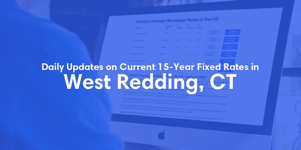 The Current Average 15-Year Fixed Mortgage Rates in West Redding, CT - Updated: Fri, May 17, 2024
