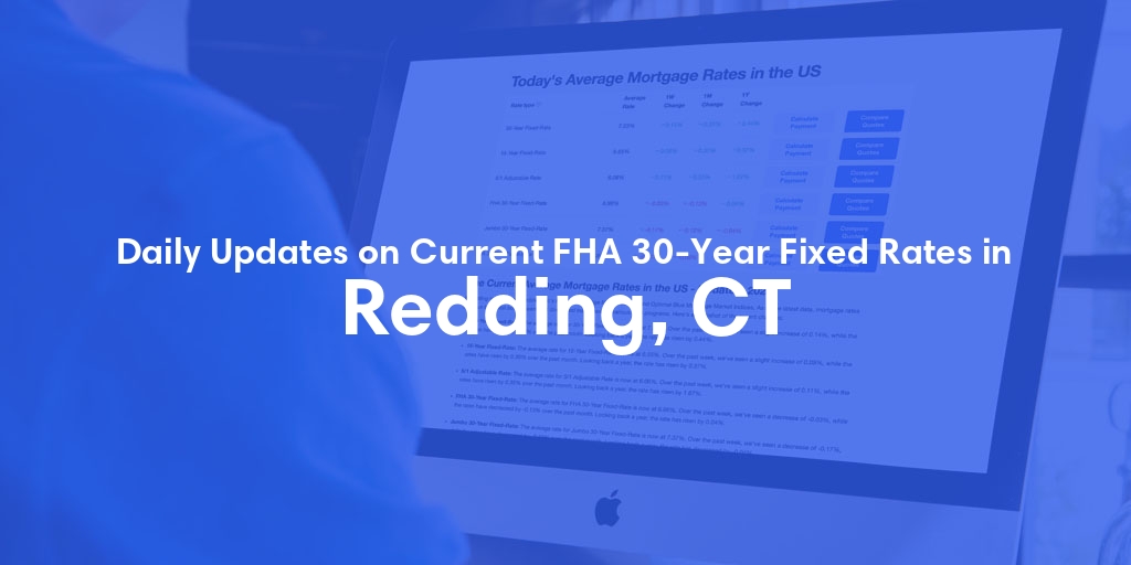 The Current Average FHA 30-Year Fixed Mortgage Rates in Redding, CT - Updated: Thu, May 16, 2024