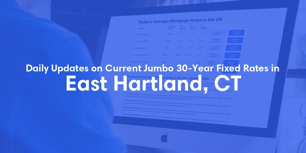 The Current Average Jumbo 30-Year Fixed Mortgage Rates in East Hartland, CT - Updated: Sun, May 19, 2024