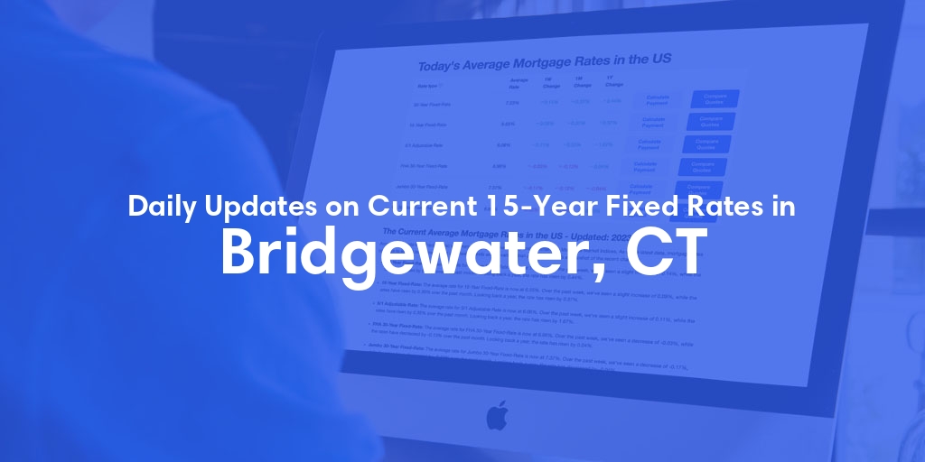 The Current Average 15-Year Fixed Mortgage Rates in Bridgewater, CT - Updated: Thu, May 16, 2024