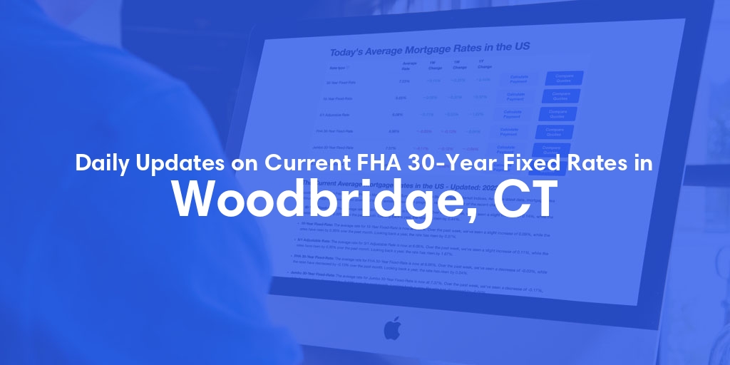 The Current Average FHA 30-Year Fixed Mortgage Rates in Woodbridge, CT - Updated: Sun, May 19, 2024