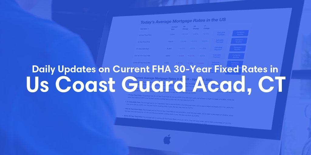 The Current Average FHA 30-Year Fixed Mortgage Rates in Us Coast Guard Acad, CT - Updated: Sat, May 18, 2024