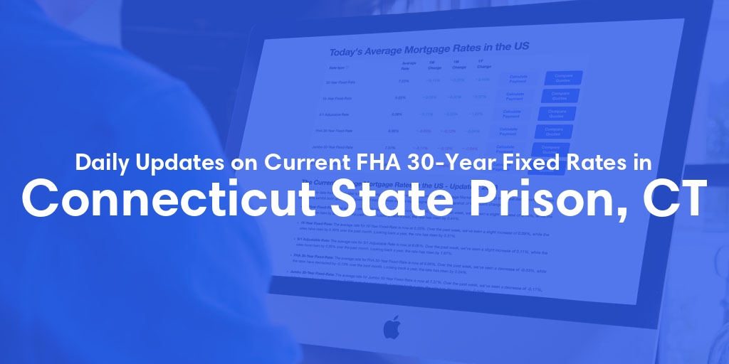 The Current Average FHA 30-Year Fixed Mortgage Rates in Connecticut State Prison, CT - Updated: Sat, May 18, 2024