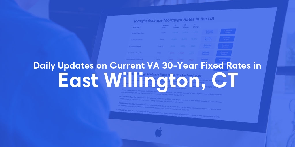 The Current Average VA 30-Year Fixed Mortgage Rates in East Willington, CT - Updated: Sun, May 5, 2024