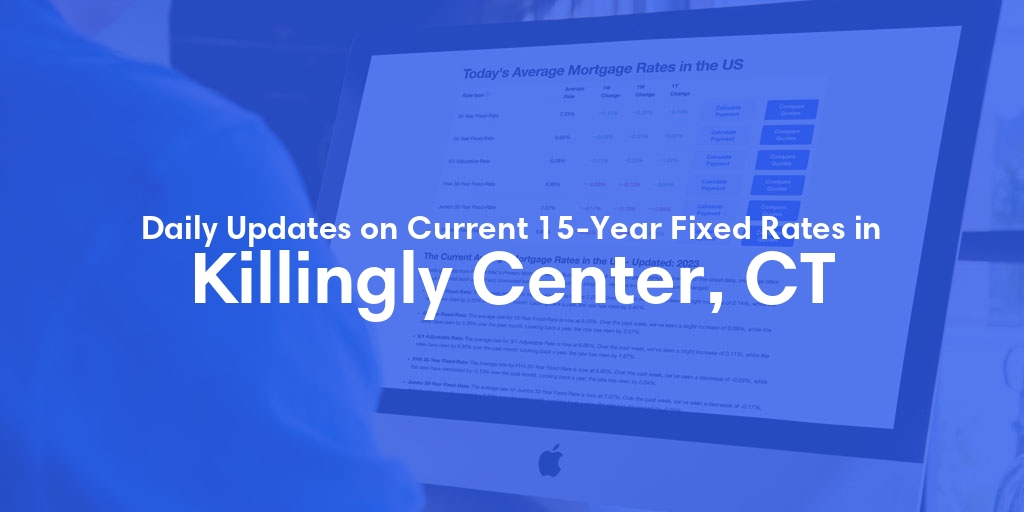 The Current Average 15-Year Fixed Mortgage Rates in Killingly Center, CT - Updated: Tue, May 14, 2024