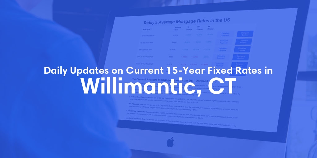 The Current Average 15-Year Fixed Mortgage Rates in Willimantic, CT - Updated: Tue, May 14, 2024