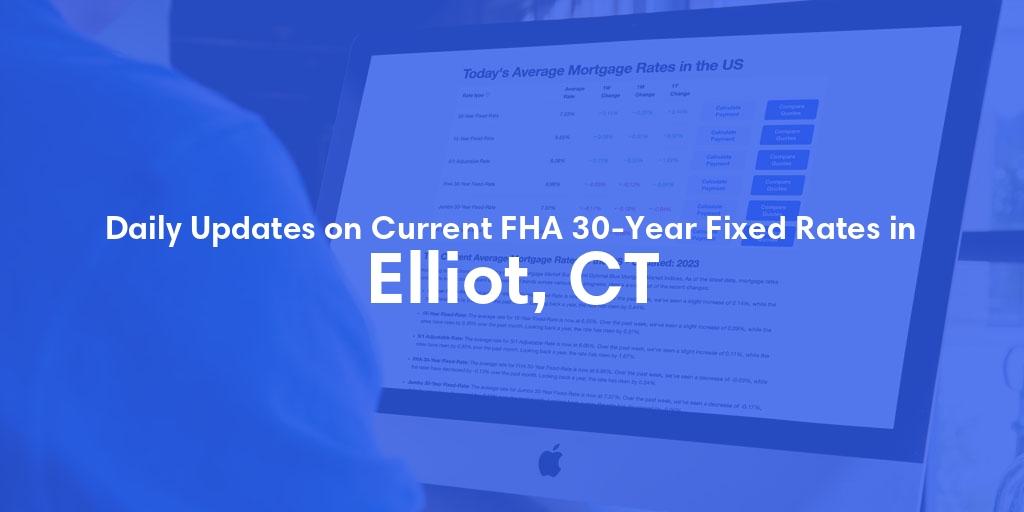 The Current Average FHA 30-Year Fixed Mortgage Rates in Elliot, CT - Updated: Wed, May 15, 2024
