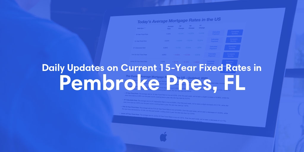 The Current Average 15-Year Fixed Mortgage Rates in Pembroke Pnes, FL - Updated: Thu, May 16, 2024